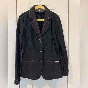 Alessandro Albanese kids equestrian show jacket. Size 7-8 black.